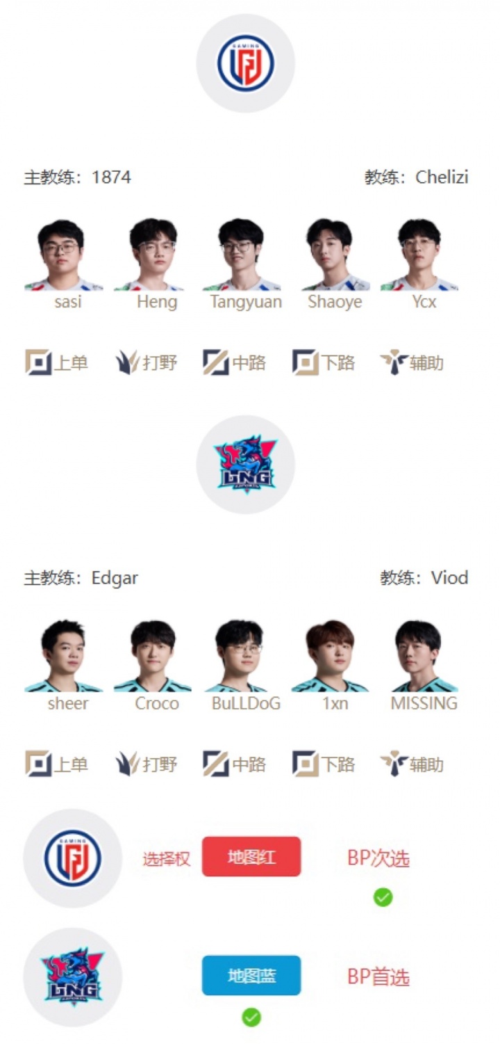 【万博电竞】LPL明日首发名单:韩国“姿态”对阵Tangyuan!圣枪哥大战369