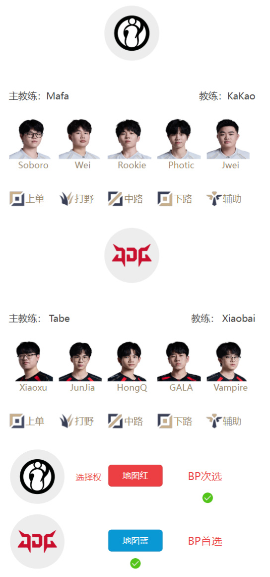 LPL明日首发名单：韩国“姿态”对阵Saber！HongQ对阵Rookie【球盟会】