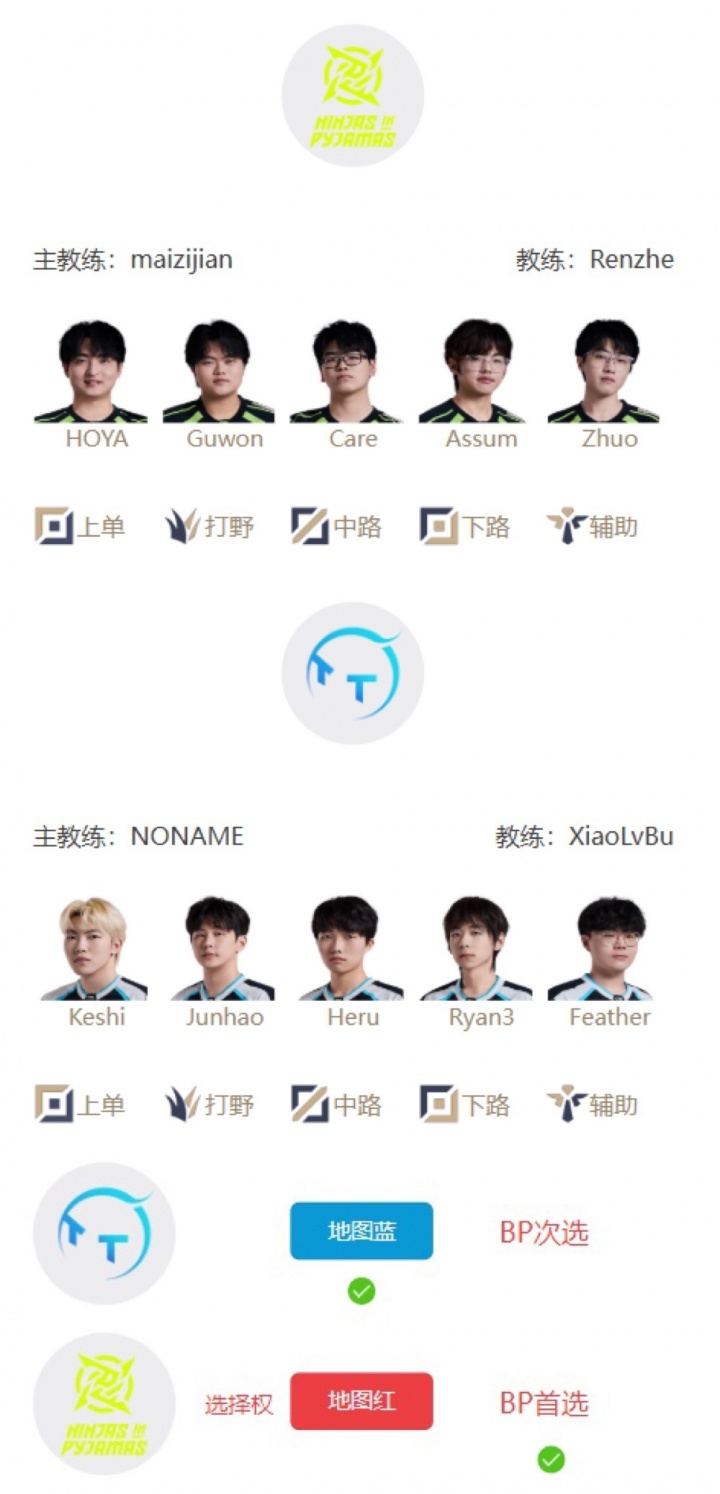LPL明日首发名单：Care对阵Heru；Xiaoxu大战369