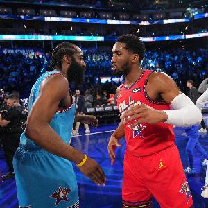 骑士大胜快船 米切尔表态哈登加盟