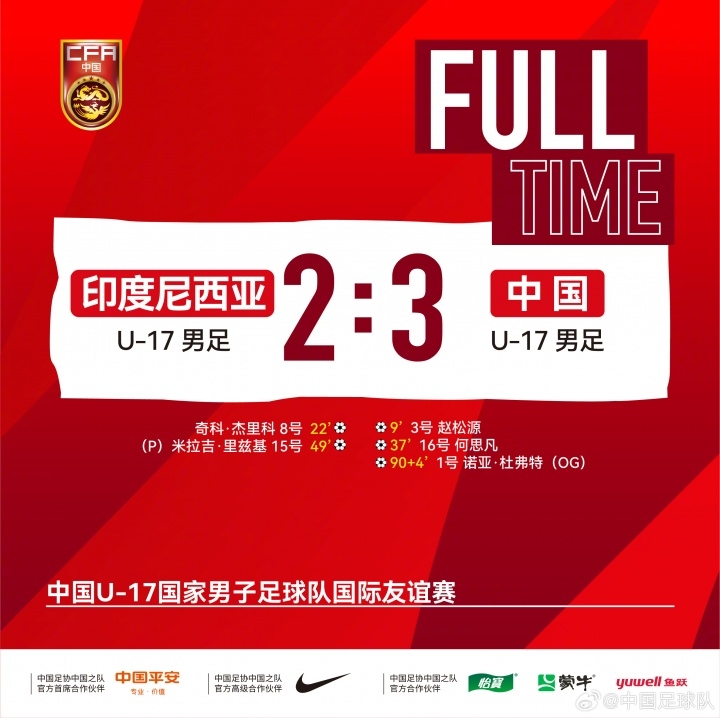 【有道理嘛?】怎么又是你！U17国足刚刚7-0/3-2双杀印尼，亚洲杯分组又与其同组(图2)