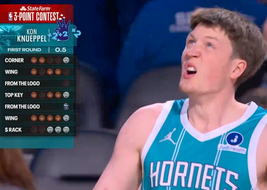 不负众望！新秀克尼佩尔首位出场拿下27分高分！右侧45度点全中！