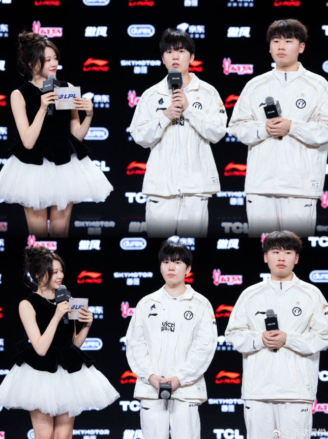 好腿!主持骆歆晒照:打卡年后LPL第一天班😉【球盟会】