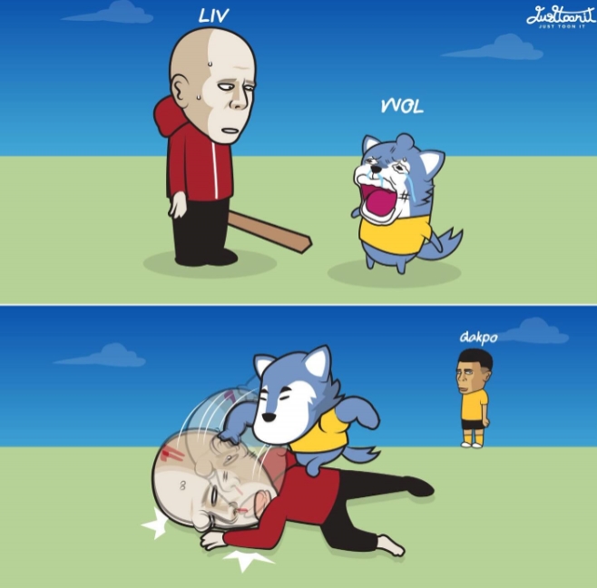 【足球】今日趣图：今天请别叫我神秘内切男，我是狼队MVP、右后卫加克波(图10)