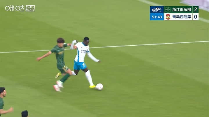 【最新速递】赵博扑点！刘浩帆拉倒阿⭐齐兹送点，浙江门将赵博力拒点球(图3)