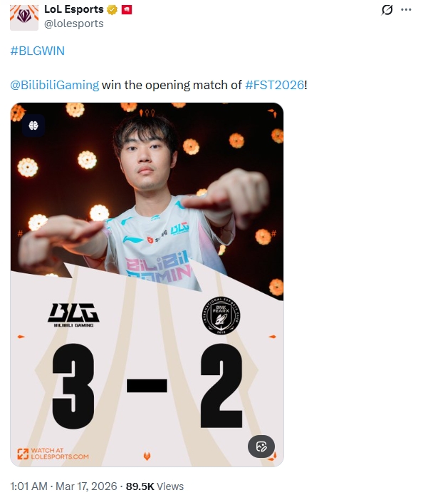 外网热议BLG 3-2 BFX:实际上5:0 BFX 就只是逗逗你的BFX【球盟会】