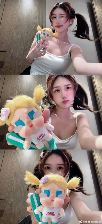 CSGO女解说暴暴熊晒照：吊带还是太权威了！