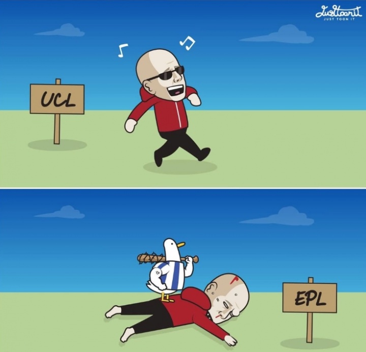 【尤文图斯】今日趣图：曼联一刹车利物浦切尔西集体撞车，英超争五乱成一锅粥(图4)