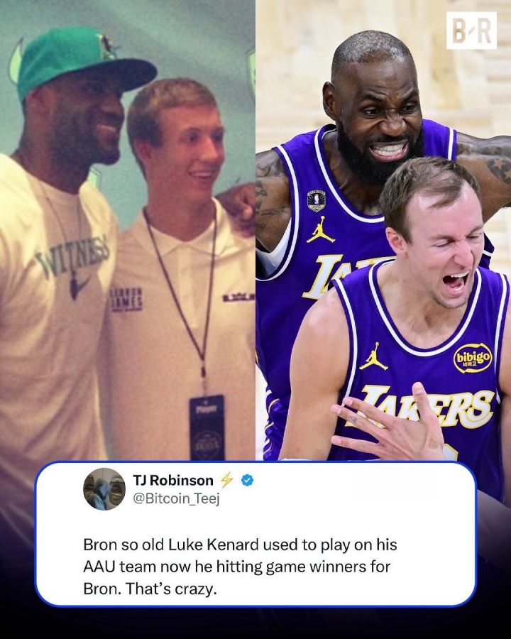  老詹够老就啥事儿都有！昨日绝杀的肯纳德 曾在詹姆斯的AAU效力