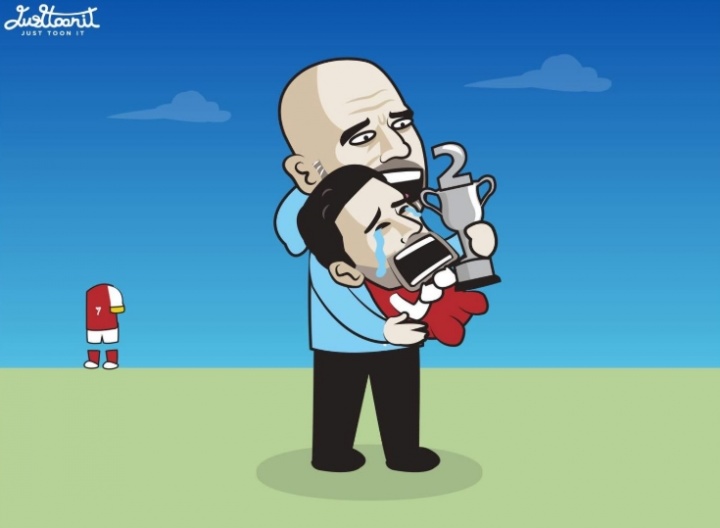 【体育资讯】今日趣图：阿森纳0冠王进度完成25%，塔子看了眼赛程要后背发凉了(图3)