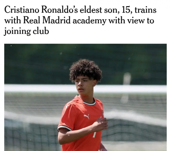 [西甲]追随父亲脚步！TA：15岁迷你罗周二随皇马U16训练，有望未来加盟(图1)