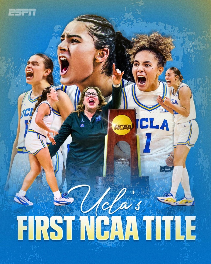 [体育热点]圆梦时刻❕！小海梅妹妹21+10+5 贝茨MOP UCLA大胜南卡夺校史首冠(图2)