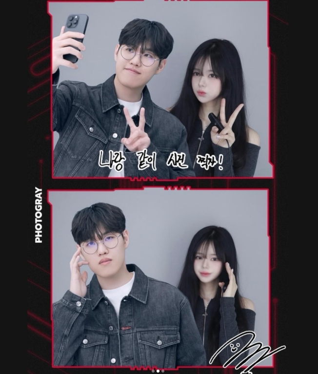 T1女粉丝晒照：打卡了大头贴和T1海底捞联名