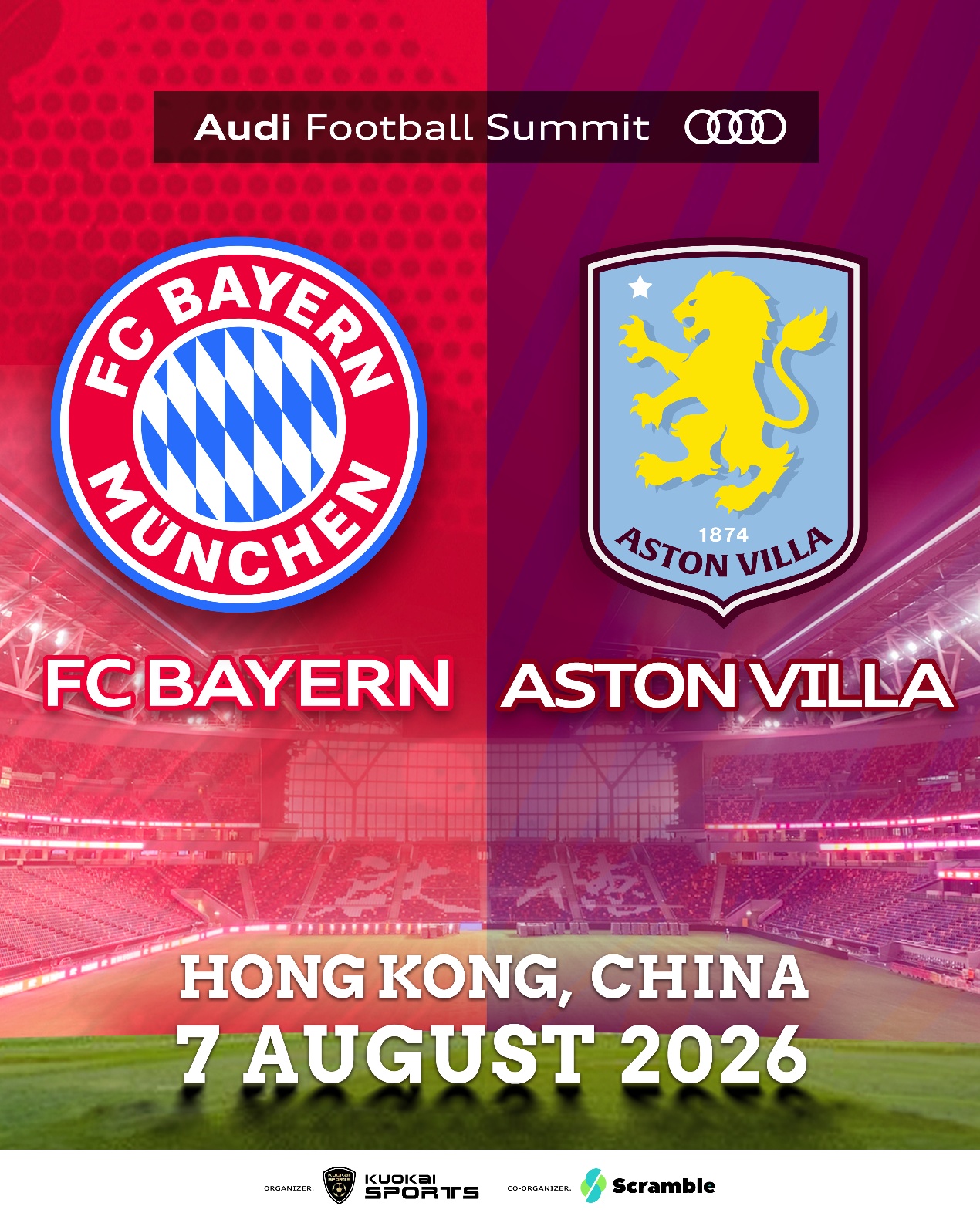 【推荐】足坛豪门盛宴今夏登陆中国 拜仁首访中国香港对阵维拉(图1) 【推荐】足坛豪门盛宴今夏登陆中国 拜仁首访中国香港对阵维拉(图1)