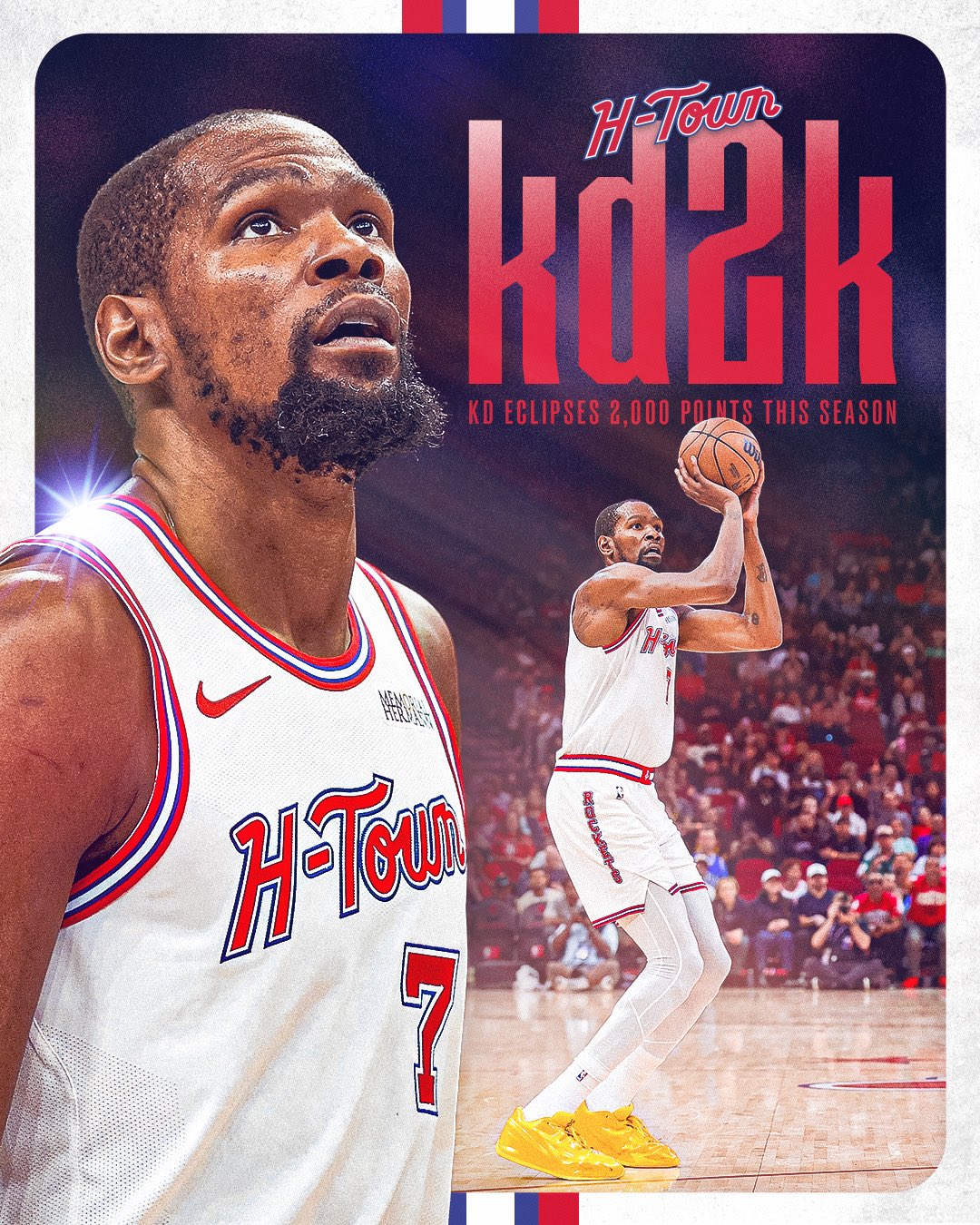 最老单季2000分先生！37岁杜兰特赛季总得分破2000 生涯第8次