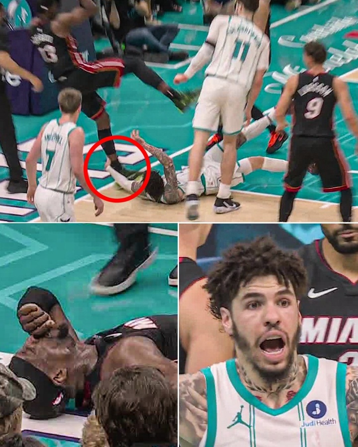 【体育趣闻】这不看回放✨？三球⬅️用手扒阿德巴约脚后跟致其倒地受伤 已提前退赛(图3)