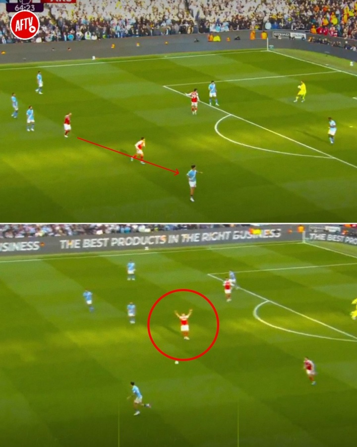 [有趣体育]细节决定成败！马丁内利无视厄德高指示，错误压迫间接致枪手丢球(图2)