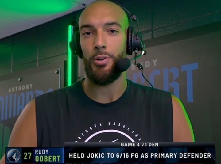  戈贝尔谈最后时刻冲突：这可是季后赛啊 没啥好生气的吧！