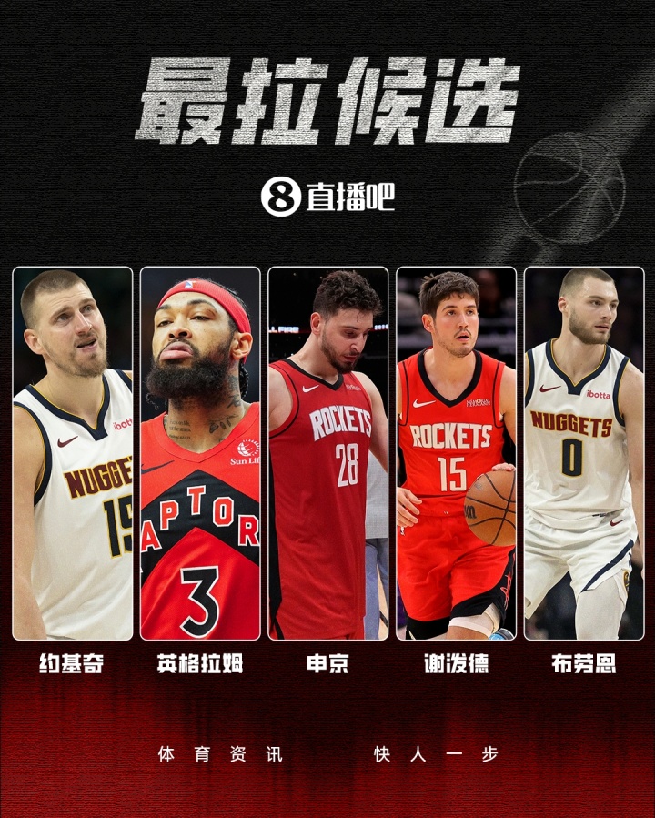 【吧友评选】谁是季后赛首轮最拉球员？