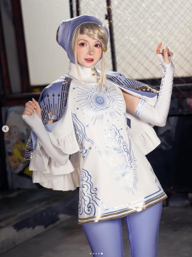 PeachMilky版的《街霸6》英格丽德 原来也会飞耶