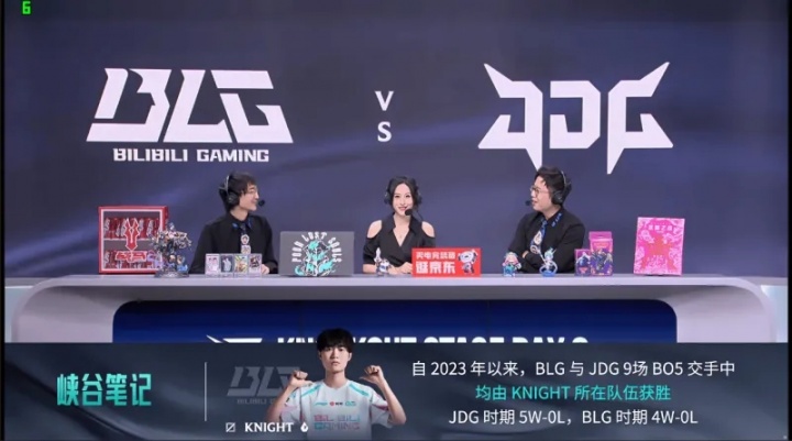 BLG与JDG的10场B05交手中均由KNIGHT所在队伍获胜【球盟会】