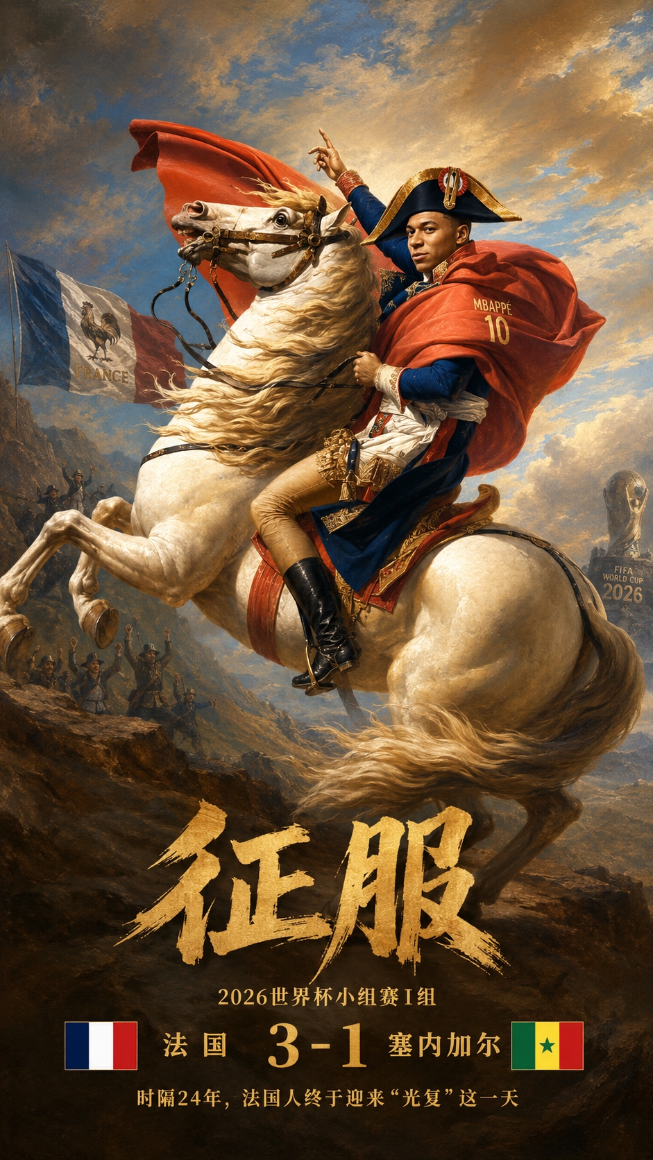 时隔24年！法国世界杯首战击败塞内加尔，报韩日世界杯一箭之仇