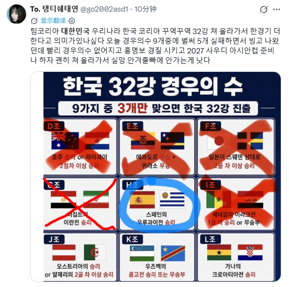 [足球]心态爆炸！韩国网友：全世界针对我们 收拾行李回家 要被扔鸡蛋了(图6)