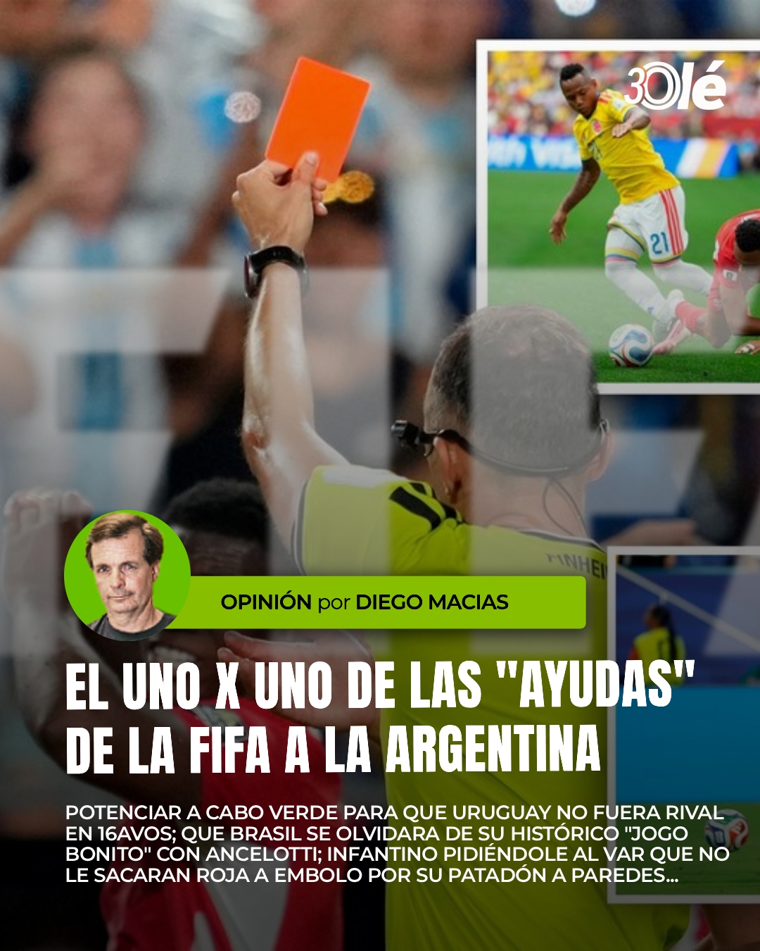 保送阿根廷？阿媒18点理由讽刺：FIFA要求梅西失点+逐一清除对手