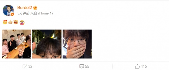 Burdol、Heng赛后更新动态:呼呼!北京我来咧!