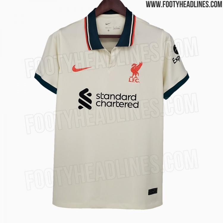 利物浦下赛季客场球衣曝光，配色和设计灵感源于96-97赛季球衣
