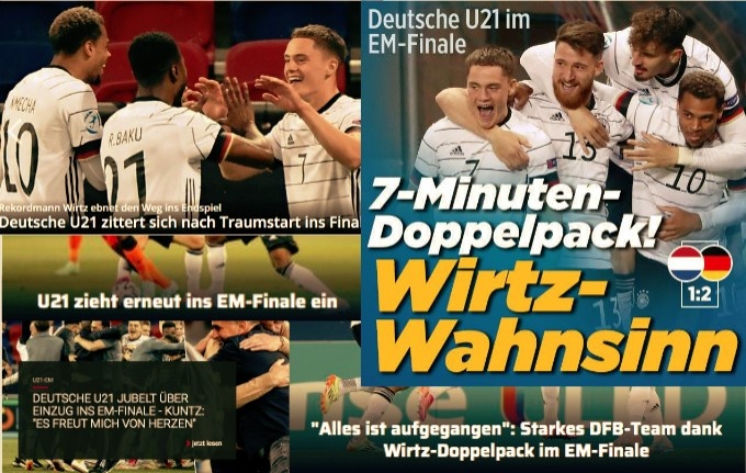 德甲今日头版：德国球员不认同三中卫战术 科曼要求2000万欧年薪