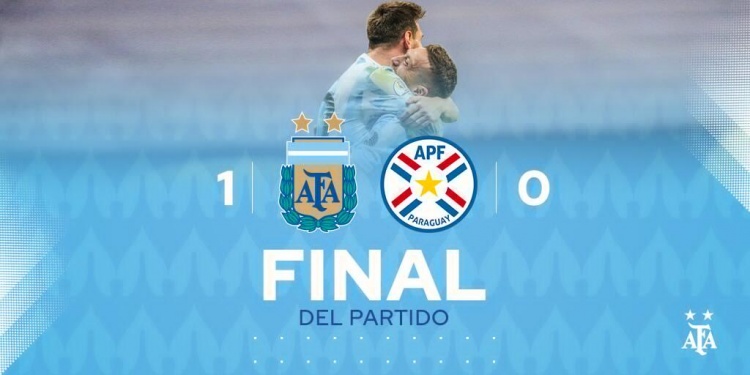 美洲杯-A-戈麦斯破门 阿根廷1-0巴拉圭暂升至第一提前出线