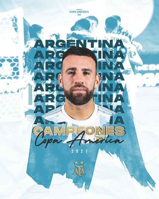 奥塔门迪晒照庆祝夺冠:冠军!这是独特而难忘的时刻!