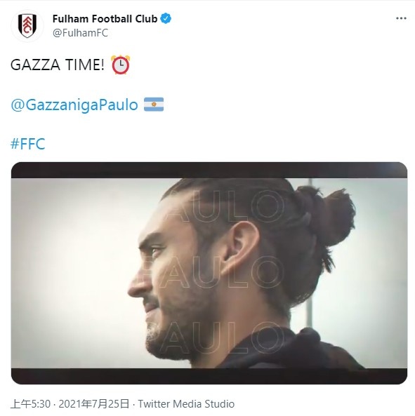 官方:前热刺门将加扎尼加免签加盟富勒姆