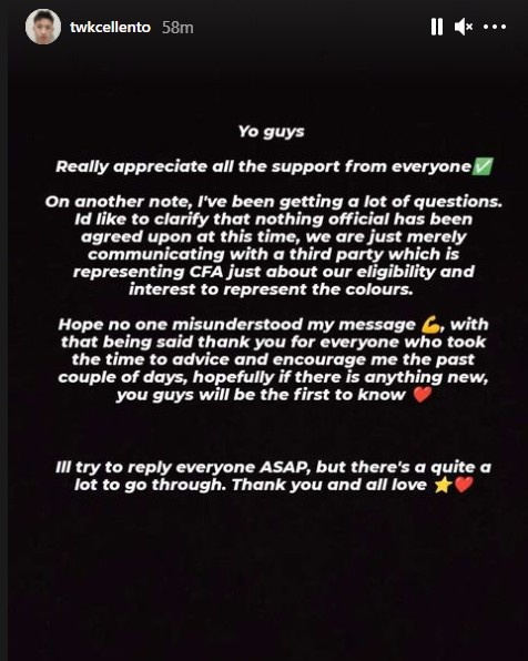 又一个归化?马来西亚华裔小将称有中国足协代表联系他