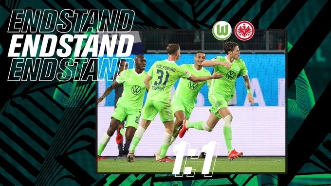 狼堡被法兰克福逼平终止4连胜,拜仁本赛季首次登顶积分榜