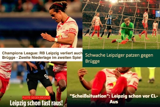 德甲今日头版：莱比锡几乎从欧冠出局 格雷茨卡期待再赢所有冠军