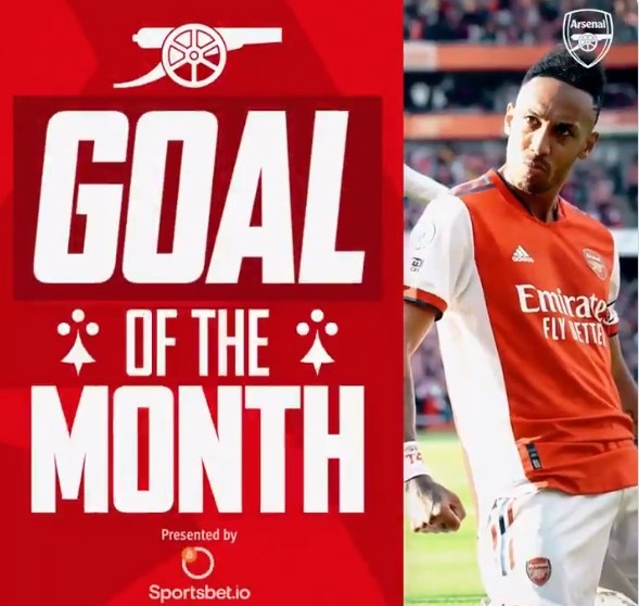 阿森纳月最佳进球候选：厄德高任意球世界波领衔