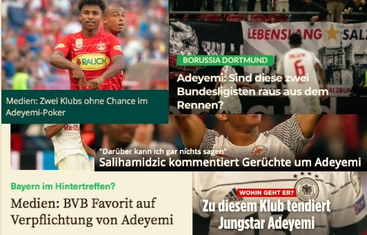 德甲今日头版：拜仁再获一场大胜 莱比锡距离顶尖还很远