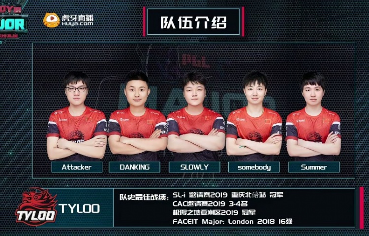 csgo major第一轮:1打1残局拿不下tyloo 12-16 heroic