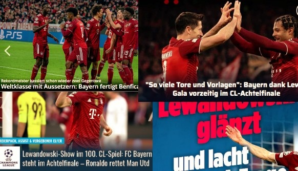 德甲今日头版:拜仁再次上演进球秀 基米希的神魔两面