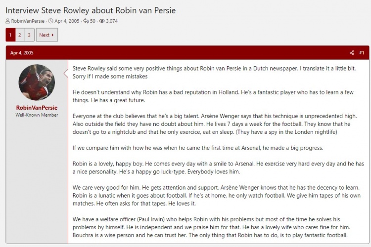 前阿森纳首席球探罗利去世,没有他枪手就不会拥有小法和范佩西