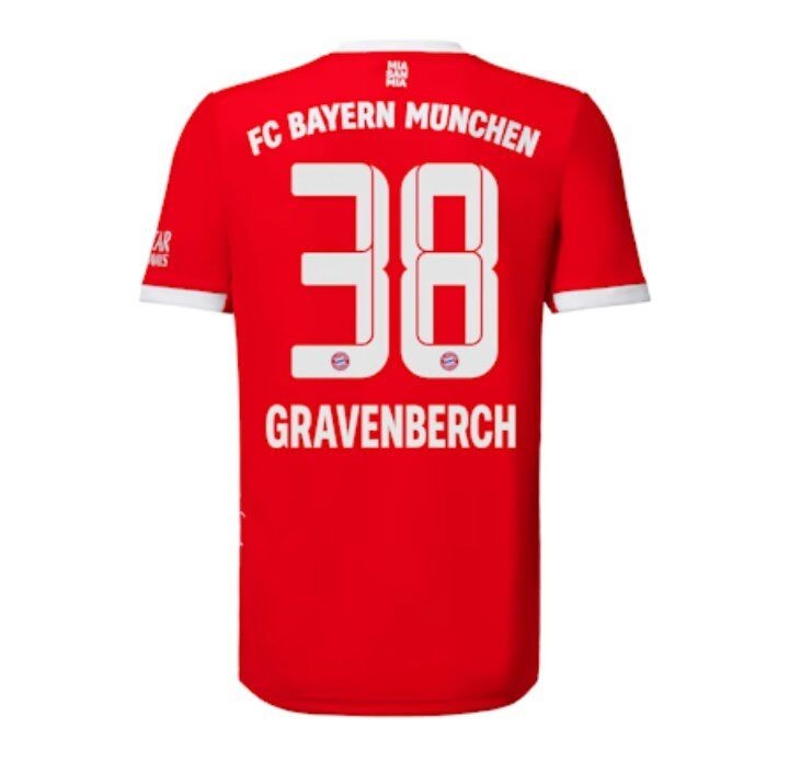 拜仁官方：新援格拉文贝赫将身穿38号球衣