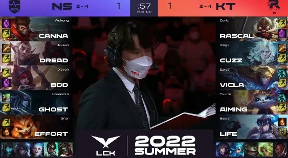 ?LCK：Aiming探险家奥术跃迁骑脸输出，KT被破三路绝境翻盘！