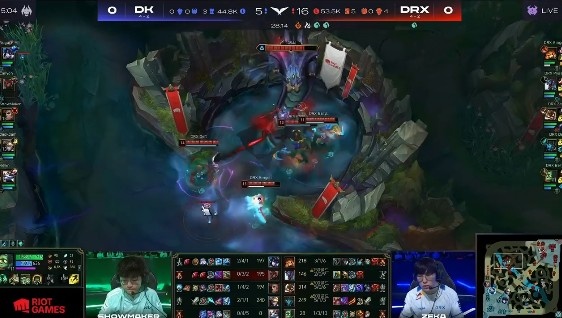 ?LCK夏季赛:Canyon虚空女王首秀毫无作为,DK 0-1 DRX