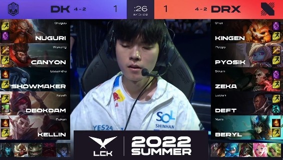 ?LCK夏季赛：冠军三兄弟集体犯罪，Beryl手刃旧主，DRX2-1DK