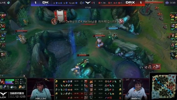 ?LCK夏季赛：冠军三兄弟集体犯罪，Beryl手刃旧主，DRX2-1DK
