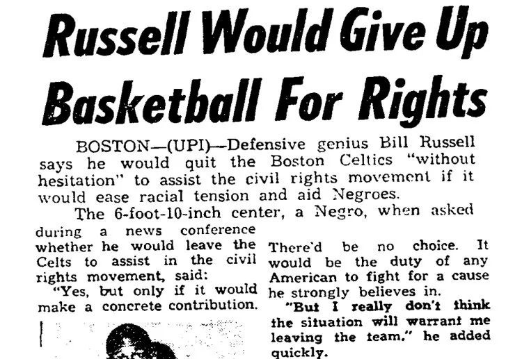 【后厂村体工队】比尔-拉塞尔：承君此诺，至死方休