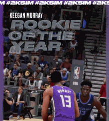 NBA2K23新赛季模拟结果：国王4号秀基根-穆雷荣获年度最佳新秀