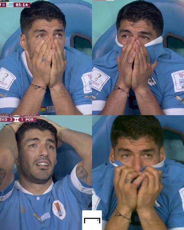 4届世界杯7球5助攻！苏亚雷斯谢幕：他的泪水里有百种滋味